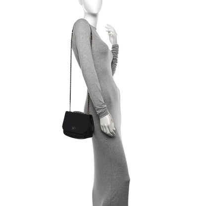 Chanel Calfskin Stitched Small Covered CC Flap Bag Black 2 of 11