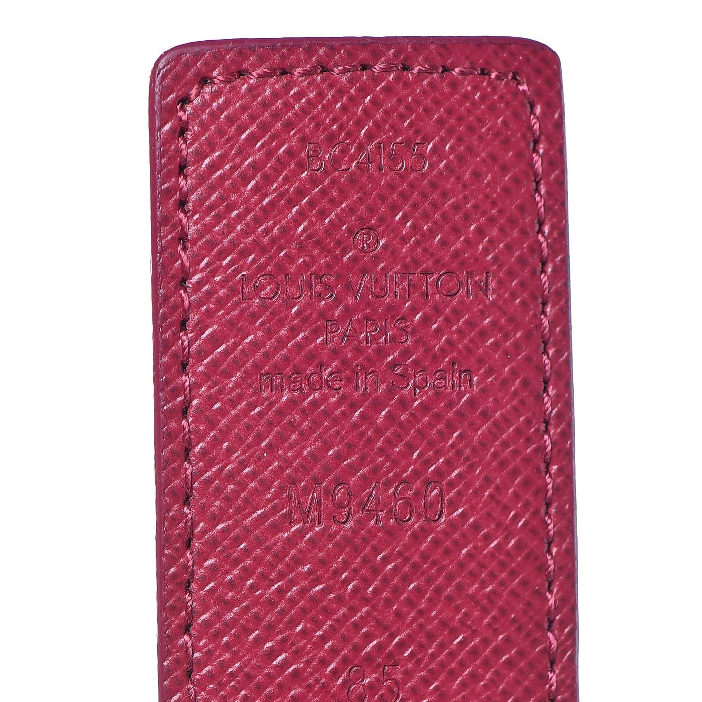 Monogram 30mm LV Initiales Reversible Belt 85 34 Fuchsia