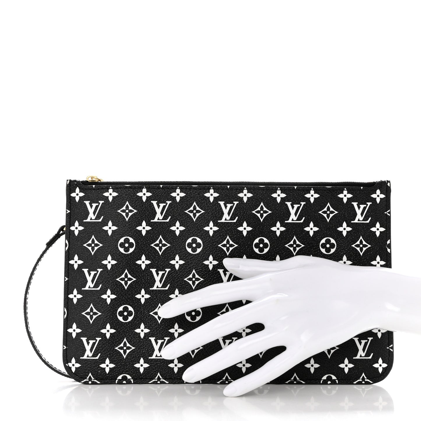 Monogram Giant Jungle Neverfull MM GM Pochette Black