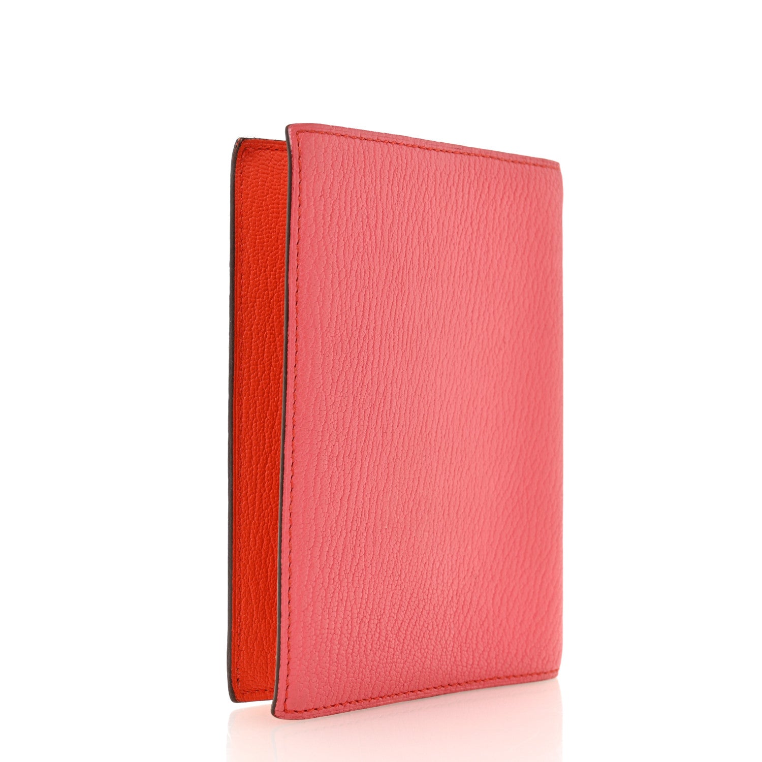 Hermes Chevre Mysore Bi-Color Globe Trotter Agenda Cover PM Rose