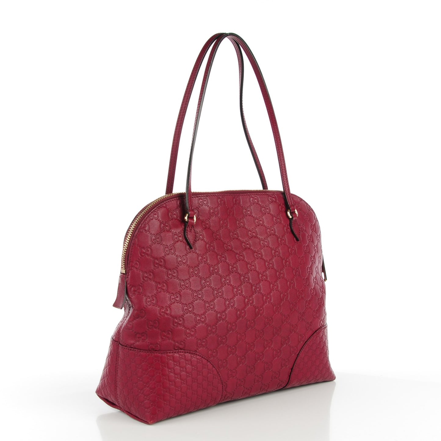 Guccissima Medium Bree Shoulder Bag Classic Ruby