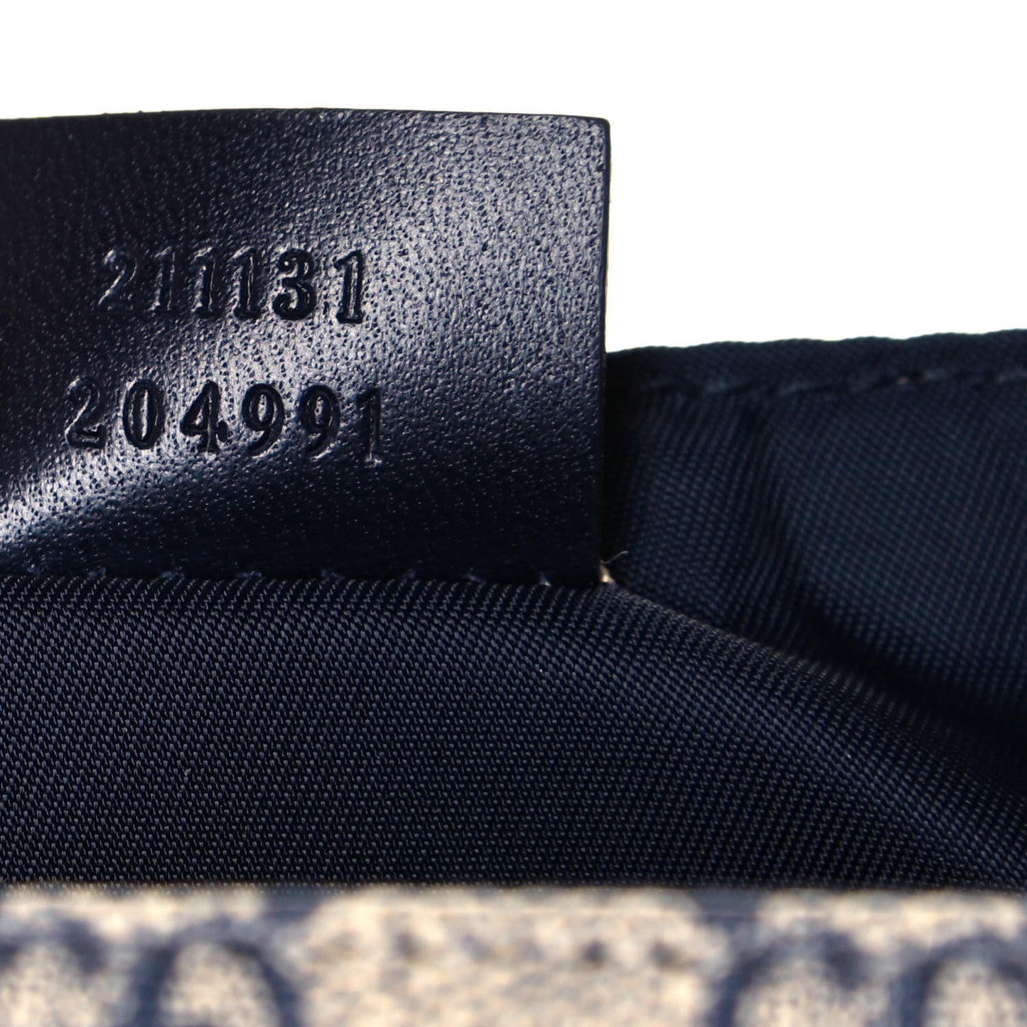 GG Plus Monogram Messenger Diaper Bag Navy