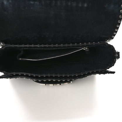 Christian Dior Calfskin Studded Dio(r)evolution Flap Bag Black 5 of 8