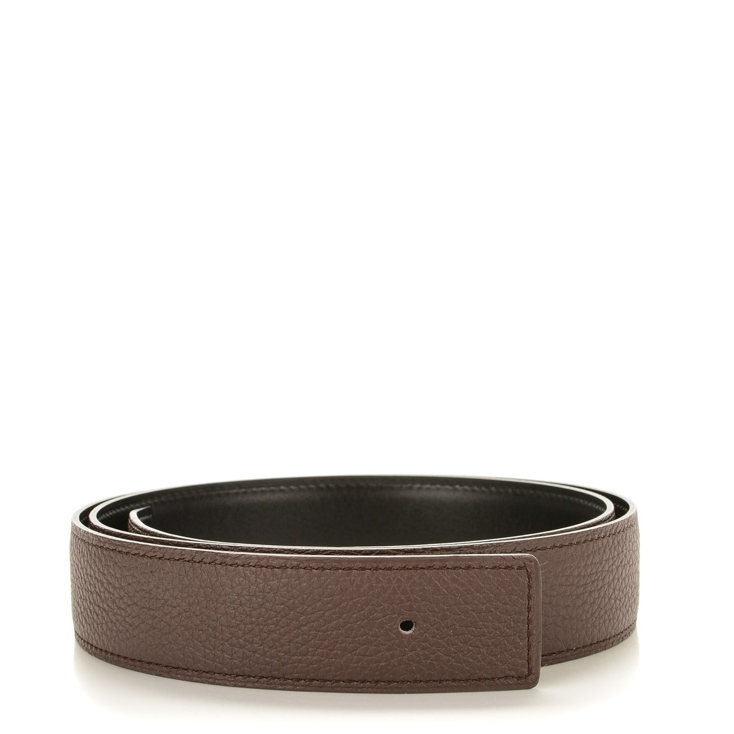 Box Togo 32mm Belt Strap 95 Black Chocolate