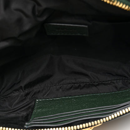 Versace Grained Calfskin Vanitas Medea Belt Bag Green 5 of 9