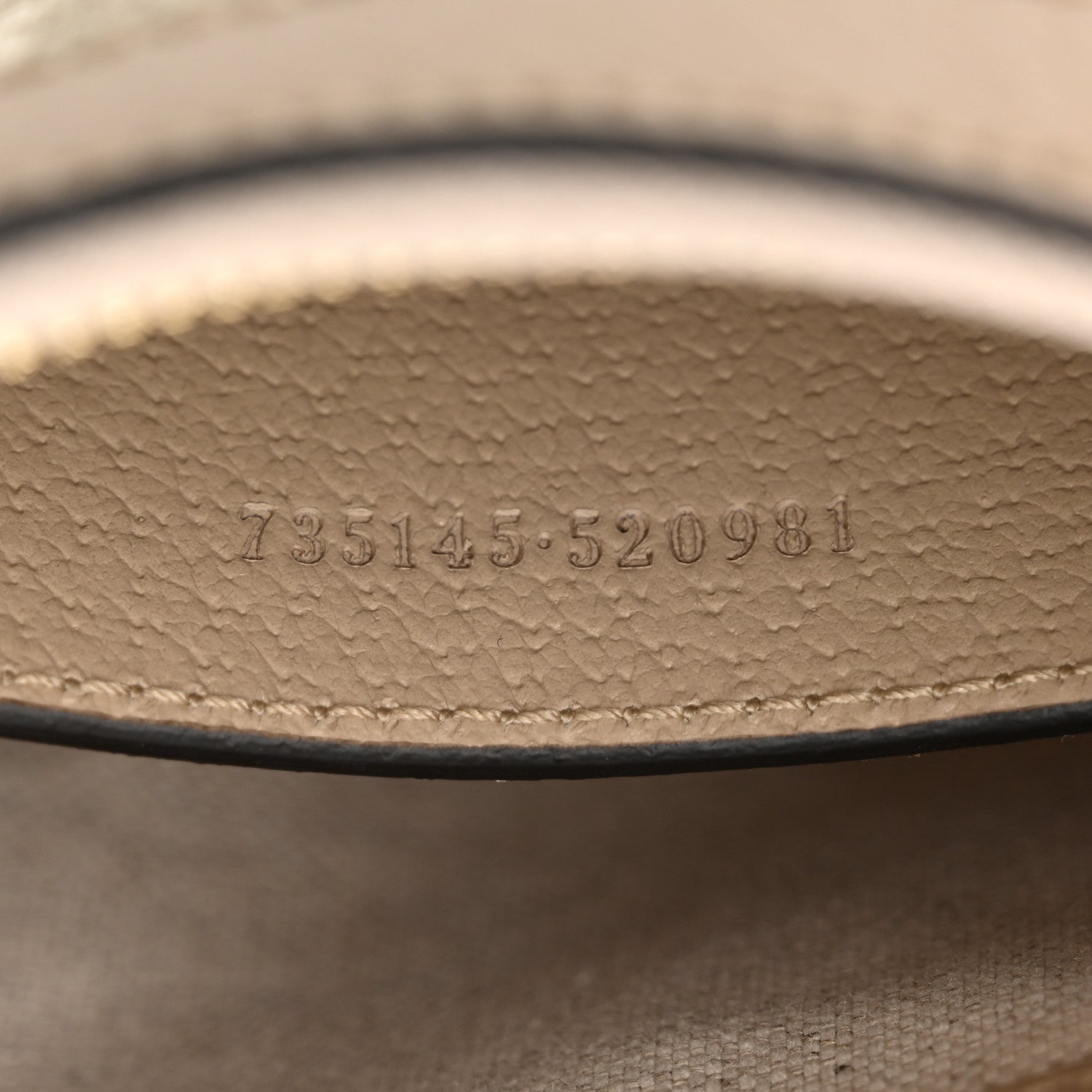 Gucci GG Supreme Monogram Textured Dollar Calfskin Small Ophidia Hobo Beige Mystic White Oatmeal 7 of 11