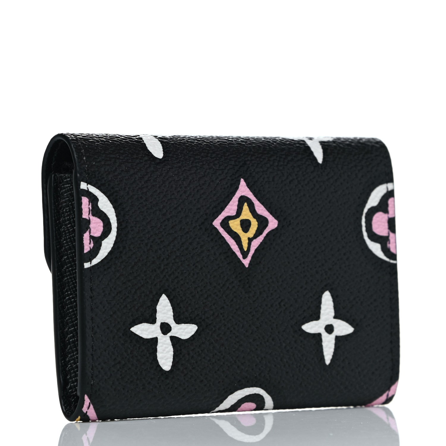 Louis Vuitton Monogram Giant Wild At Heart Rosalie Coin Purse Black 3 of 6