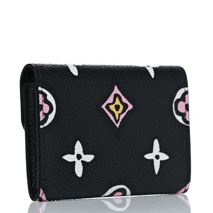 Louis Vuitton Monogram Giant Wild At Heart Rosalie Coin Purse Black 3 of 6