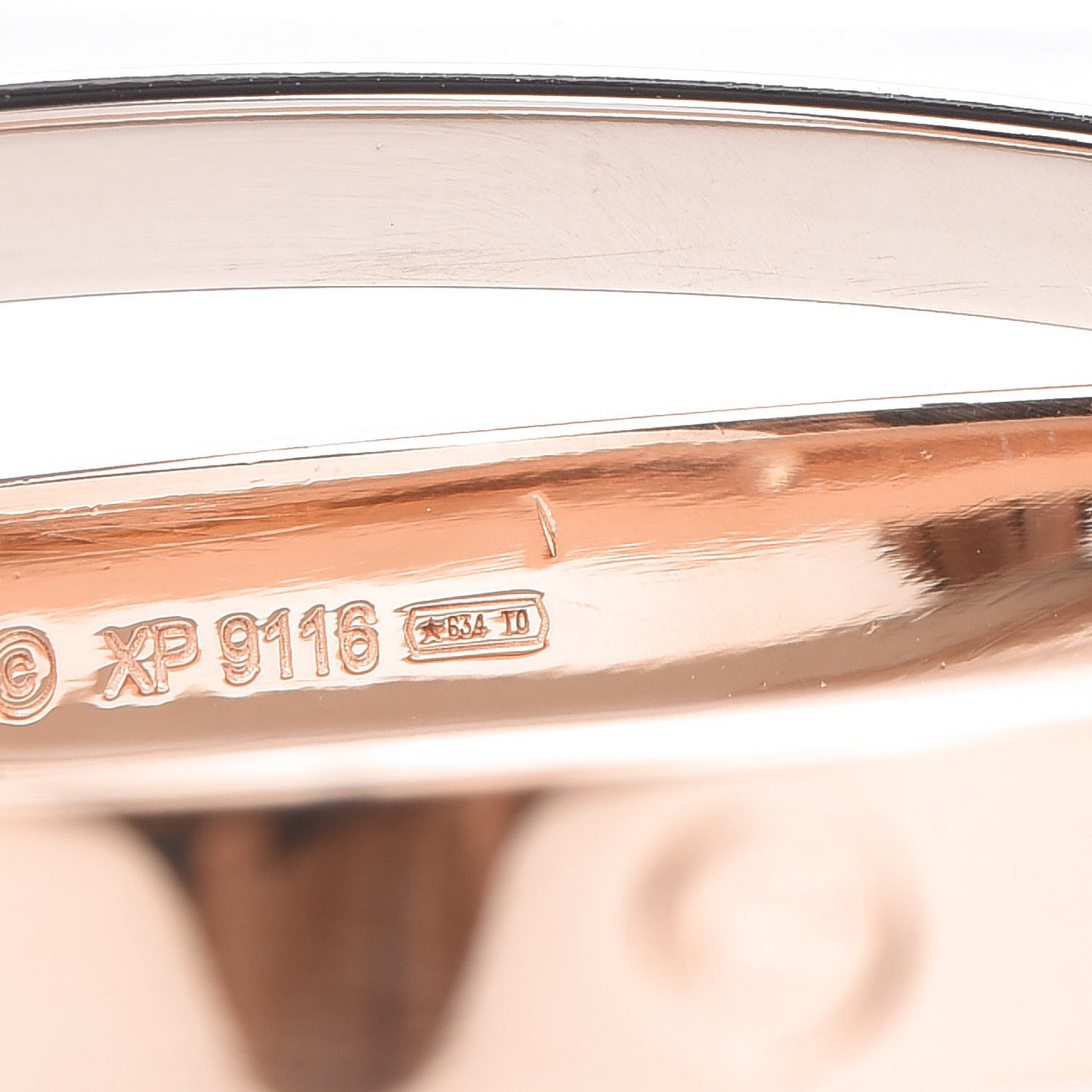 18K Pink White Gold Diamond Double LOVE Paved Bracelet 17