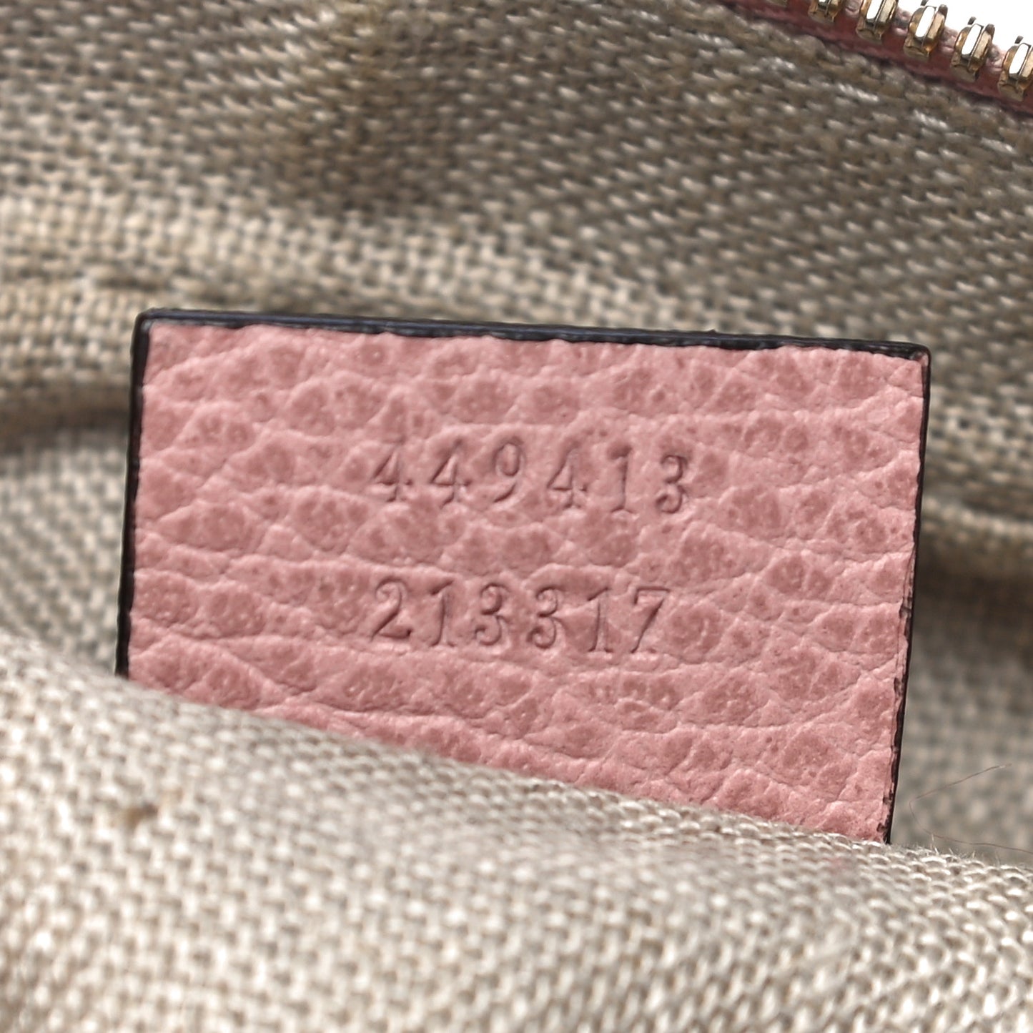 Monogram Mini Bree Messenger Bag Beige Soft Pink