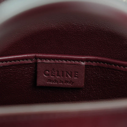 Celine Nubuck Smooth Calfskin Nano Tri-Color Luggage Vermillion 6 of 6