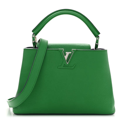 Louis Vuitton Taurillon Capucines BB Bamboo Indigo 1 of 9