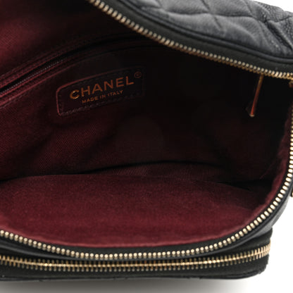 Chanel Caviar Quilted Business Affinity Waist Belt Bag Black 4 of 9