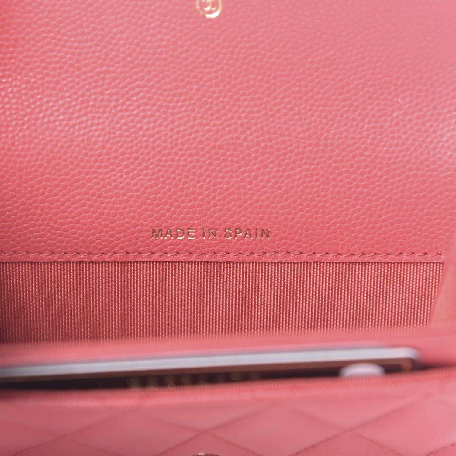 Chanel Caviar Quilted Flap Card Holder Dark Pink 7 of 9