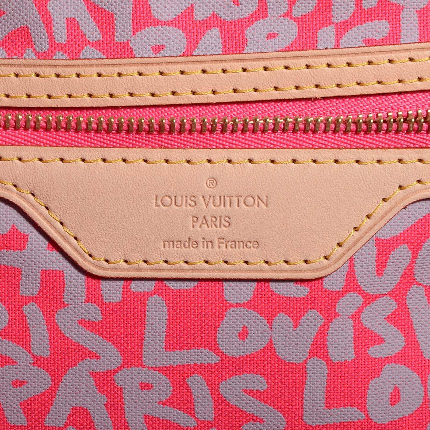 Monogram Graffiti Neverfull GM Fuchsia