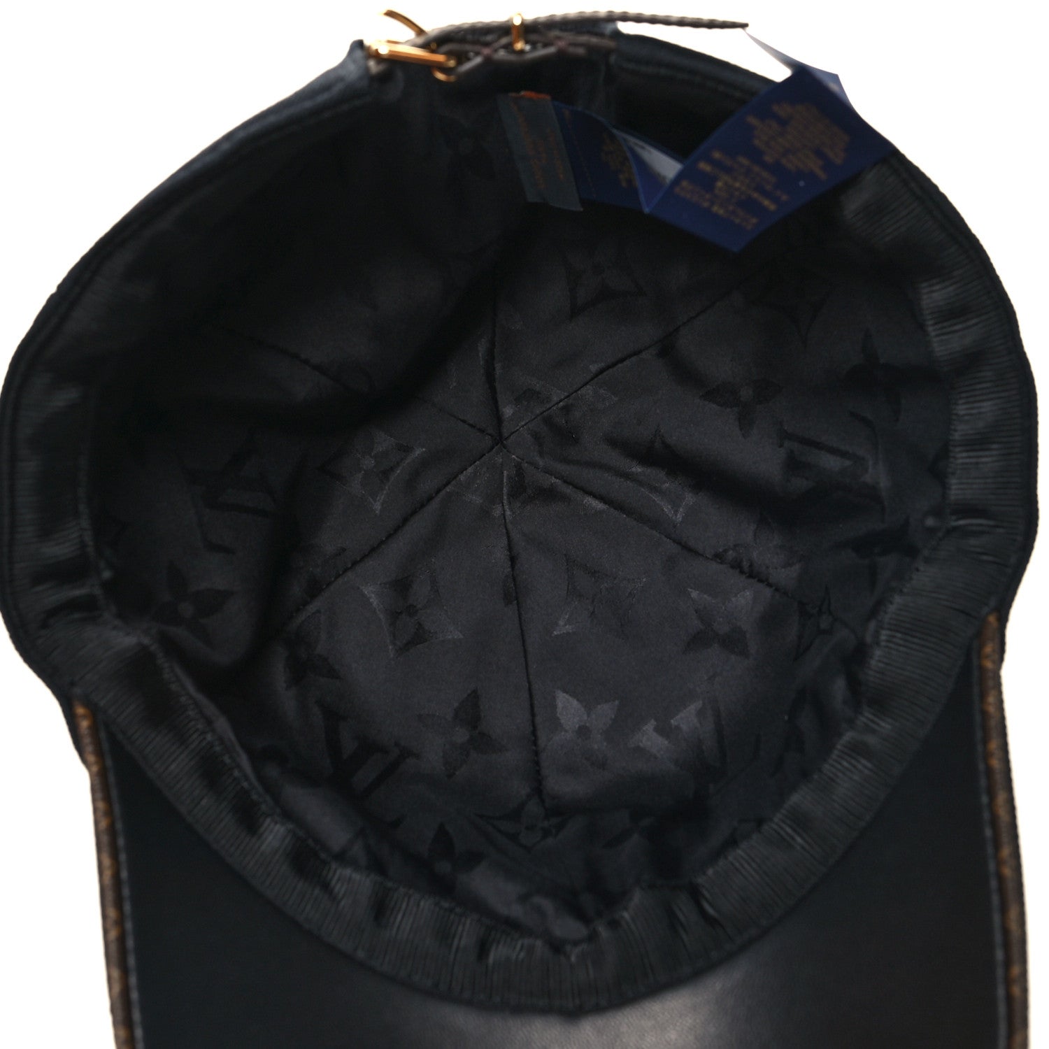 Louis Vuitton Monogram Cotton Jacquard Embroidered LV Day Cap L Black 7 of 9