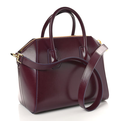 Givenchy Shiny Lord Calfskin Small Antigona Medium Oxblood Red 3 of 8