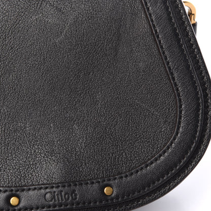 Chloe Calfskin Suede Small Nile Bracelet Bag Black 12 of 14