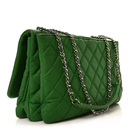 Chanel Calfskin Quilted Tender Touch Flap Bag Green 3 of 10