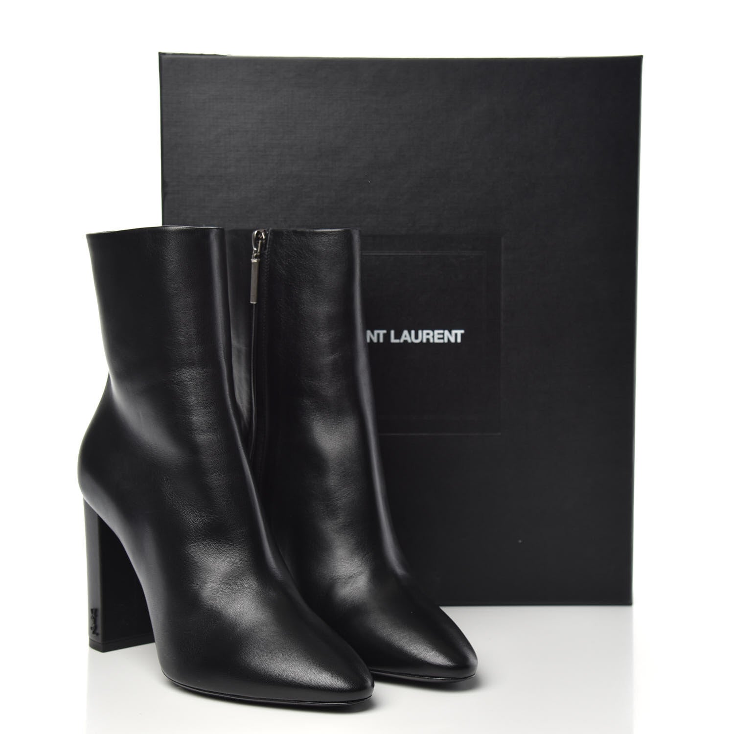 Saint Laurent Nappa Vendome Loulou Ankle Zip Boot 39.5 Black 10 of 10
