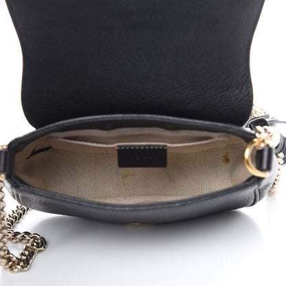 Gucci Pebbled Calfskin Small Soho Flap Crossbody Black 5 of 15