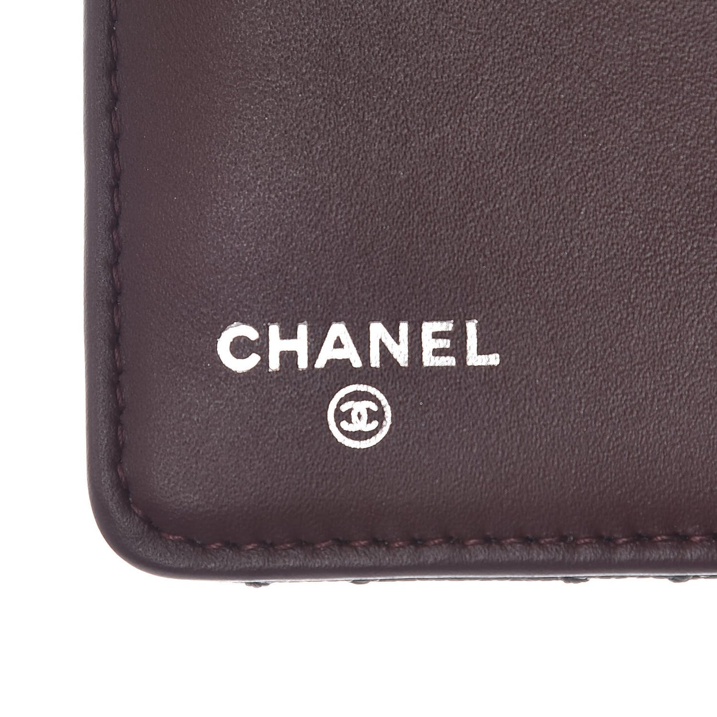 Caviar Micro Quilted Yen Wallet Grey