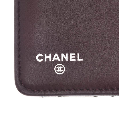 Chanel Caviar Micro Quilted Yen Wallet Grey 6 of 8