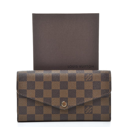 Louis Vuitton Damier Ebene Sarah Wallet NM 9 of 9