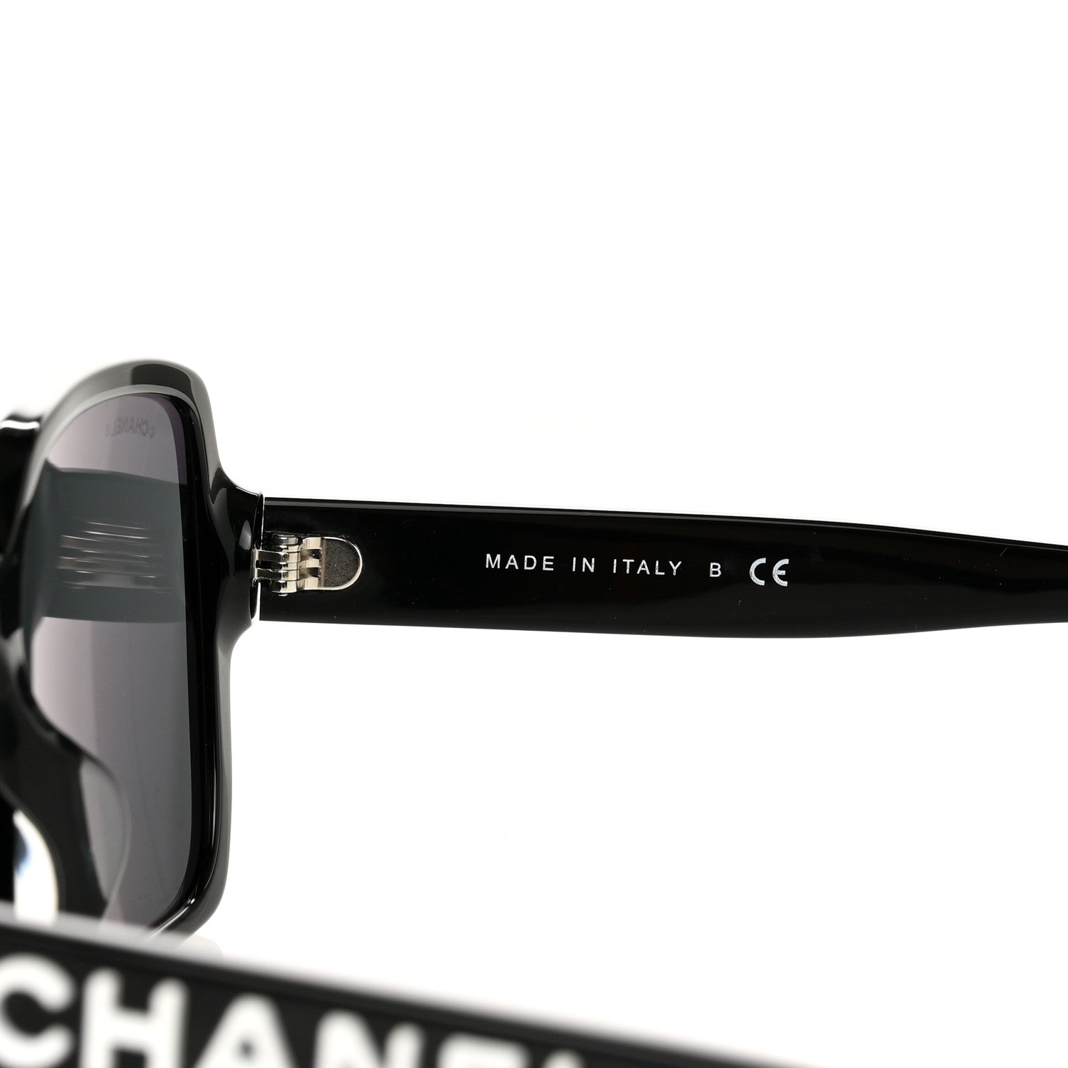 Chanel Acetate Square Sunglasses 5408-A Black 6 of 8