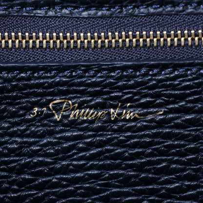 3.1 Phillip Lim 3.1 Textured Calfskin Mini Pashli Satchel Ink 6 of 7