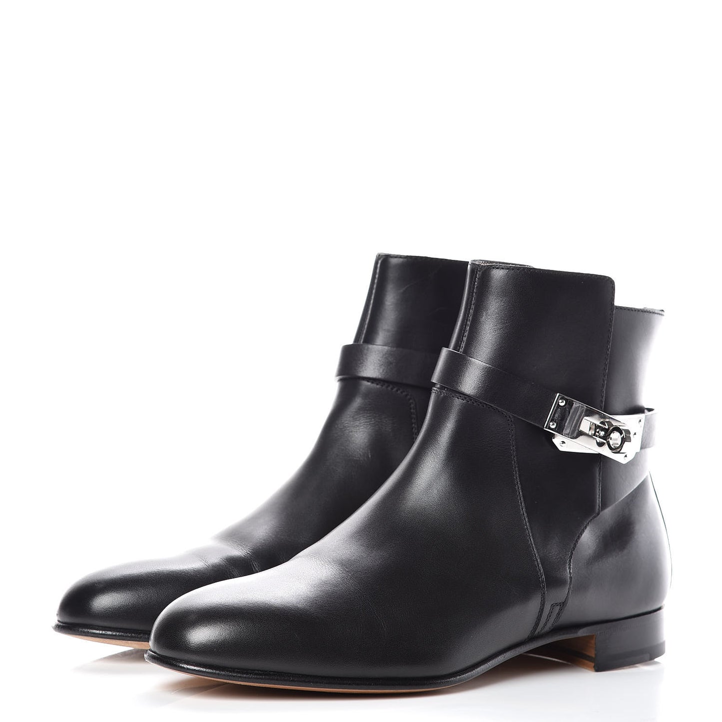 Calfskin Neo Low Boots 37 Black