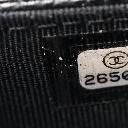 Chanel Caviar Quilted Flap Card Holder Black 8 of 10