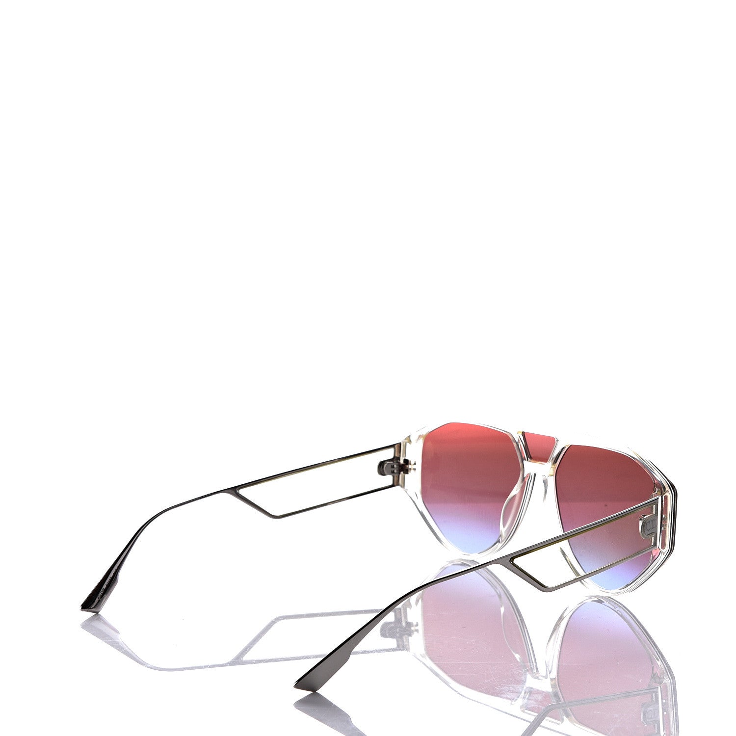 Christian Dior Clan 1 Aviator Sunglasses Pink 4 of 10