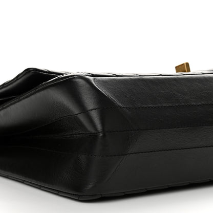 Chanel Aged Calfskin Chevron Quilted 2.55 Reissue 226 Flap Black 9 of 11
