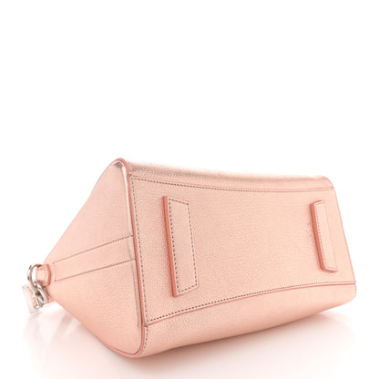 Givenchy Metallic Sugar Goatskin Small Antigona Light Pink 4 of 10