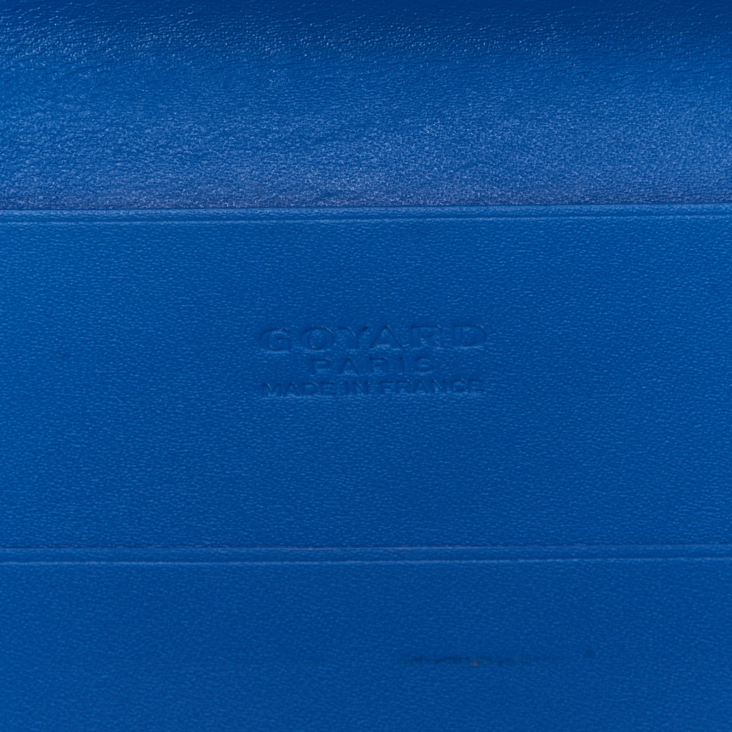Goyardine Richelieu Wallet Sky Blue
