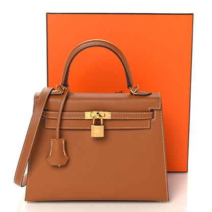 Hermes Epsom Kelly Sellier 25 Gold 38 of 38