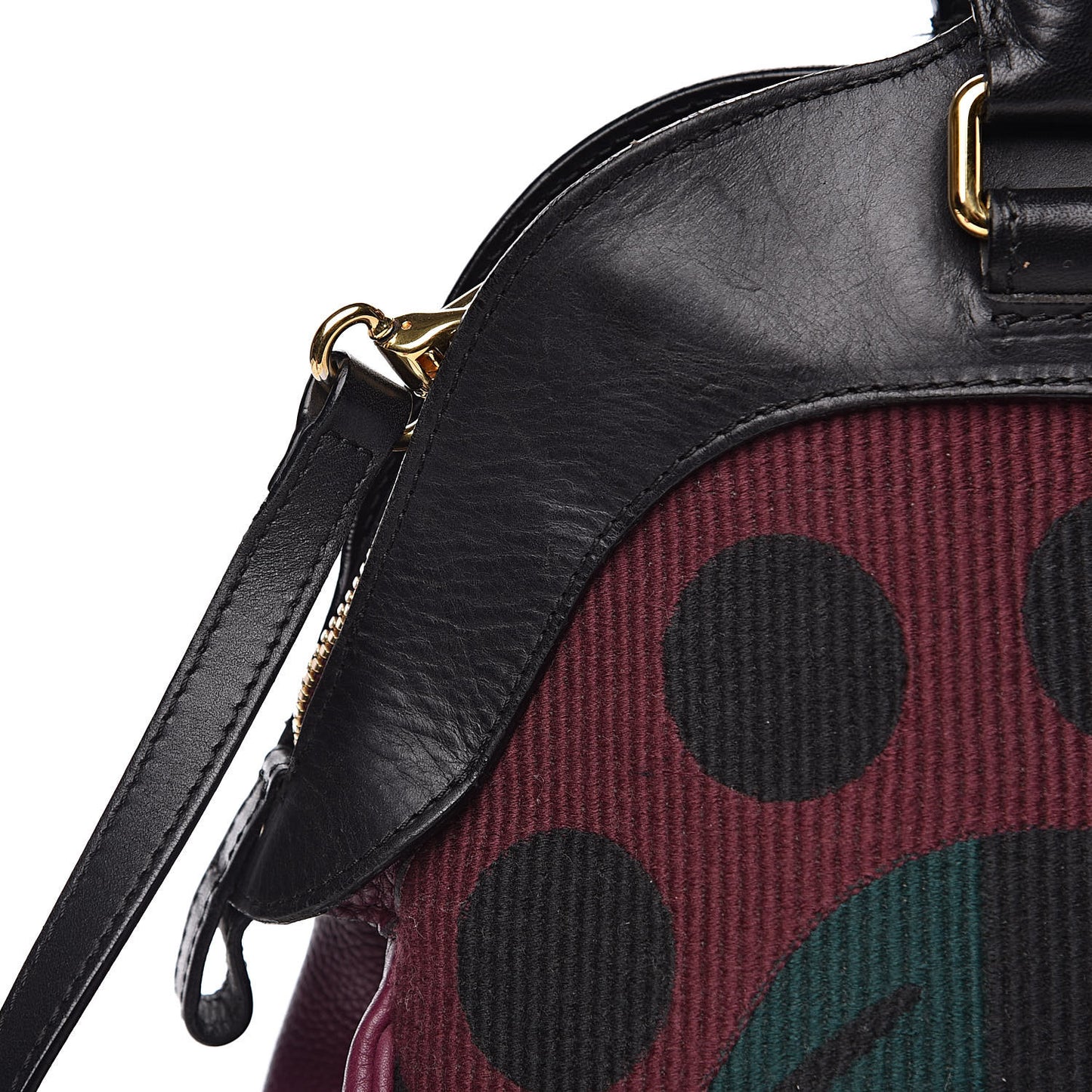 Calfskin Tapestry Milverton Satchel Multicolor