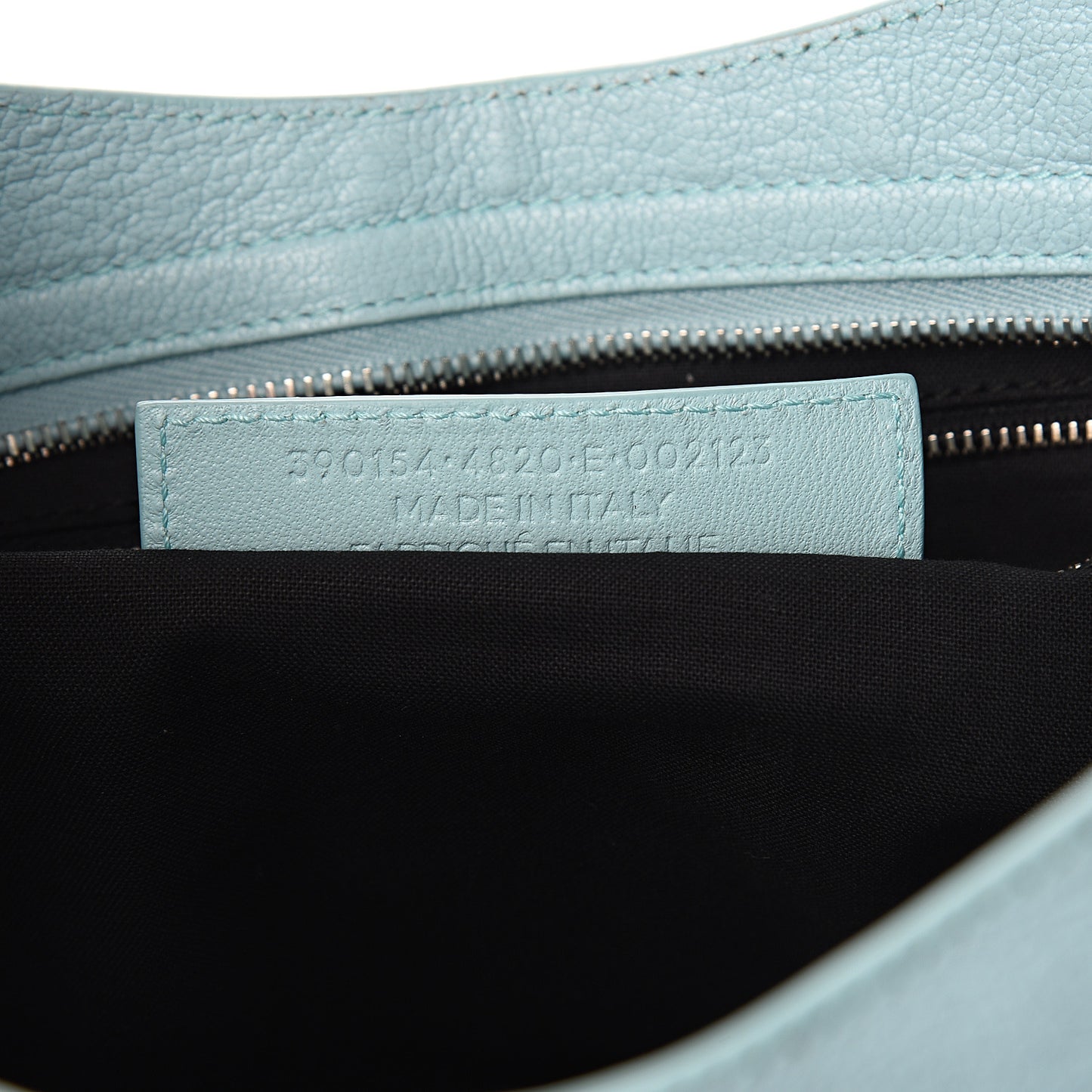Chevre Silver Metallic Edge Hardware City Bleu Maldives