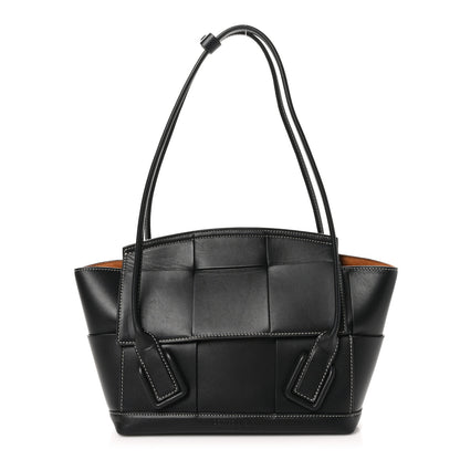 Bottega Veneta French Calfskin Maxi Intrecciato Arco 33 Black 1 of 9