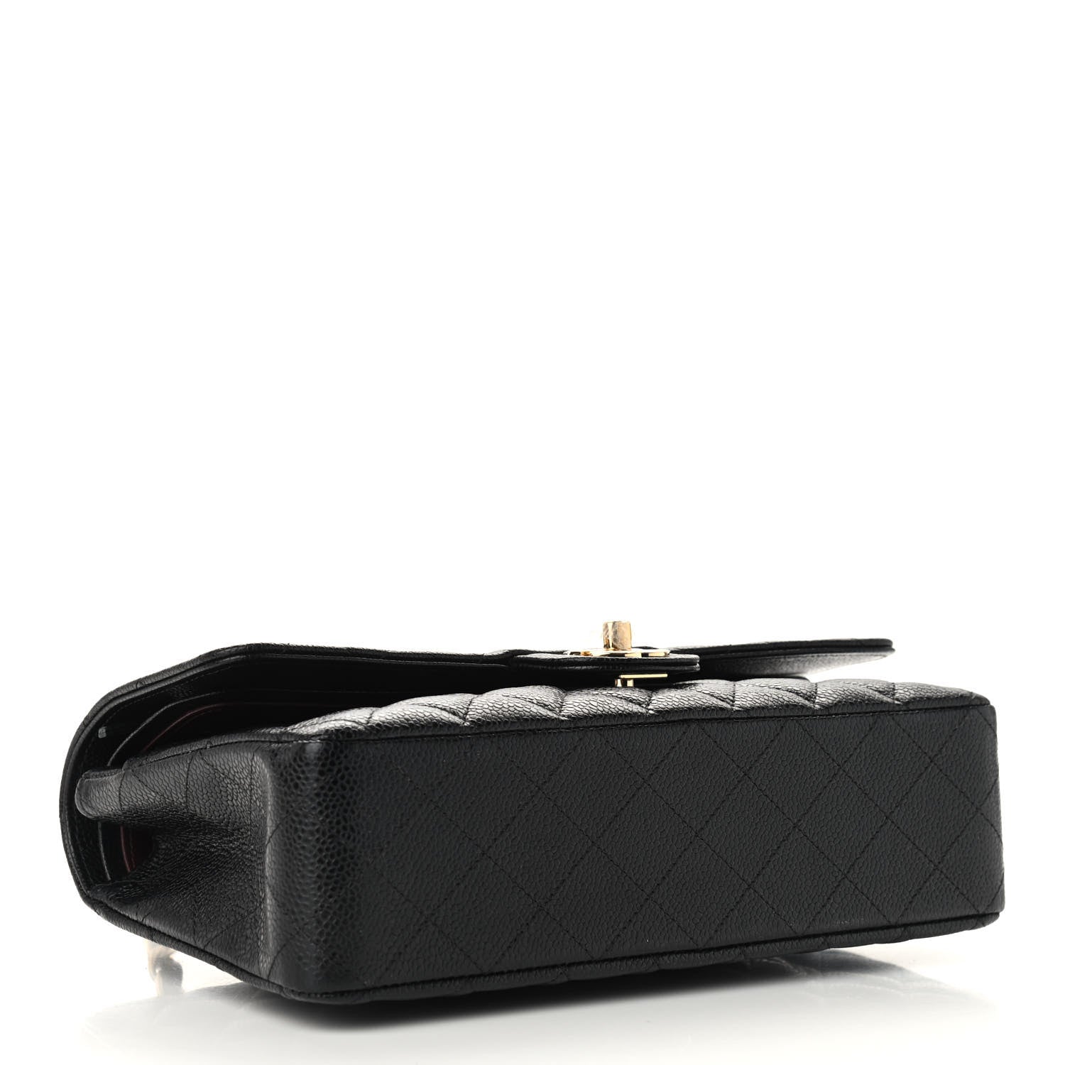Chanel Caviar Quilted Medium Double Flap Black 3 of 8
