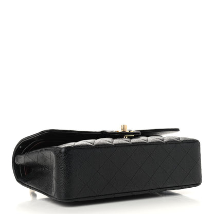 Chanel Caviar Quilted Medium Double Flap Black 3 of 8