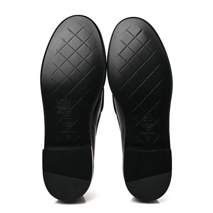 Chanel Lambskin Quilted CC Turnlock Loafers 39 Black 6 of 13