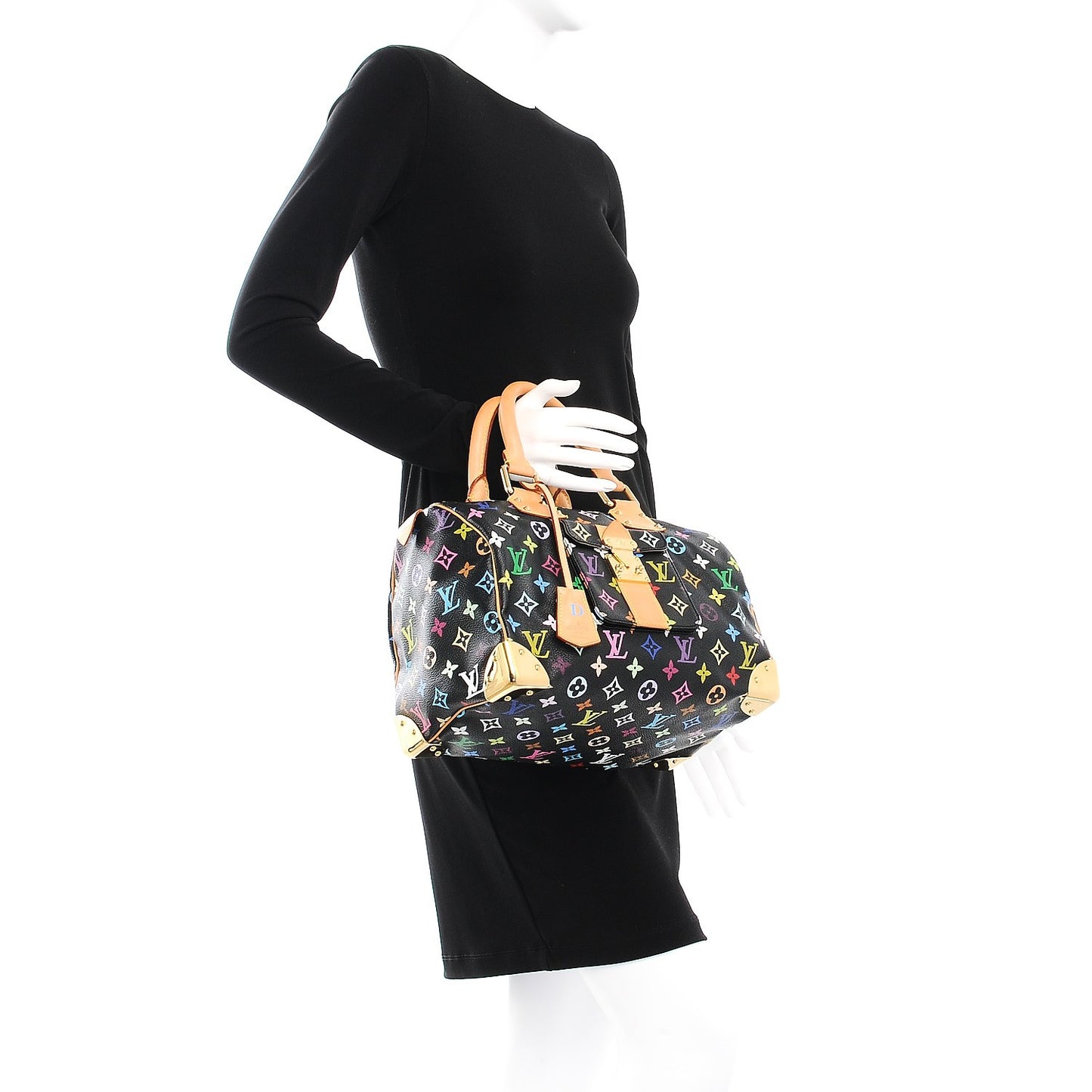 Monogram Multicolor Speedy 30 Black