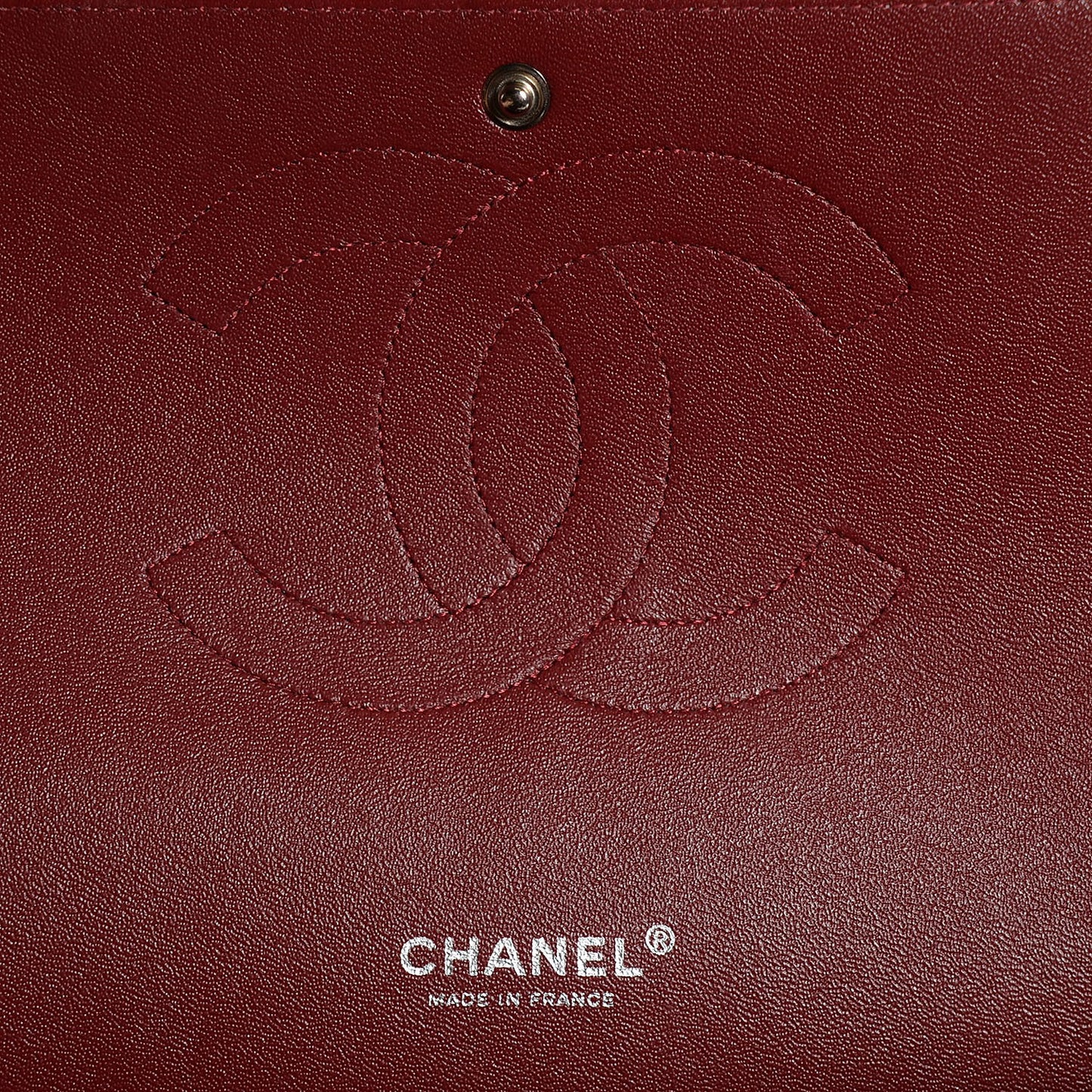 Caviar Quilted Maxi Double Flap Red