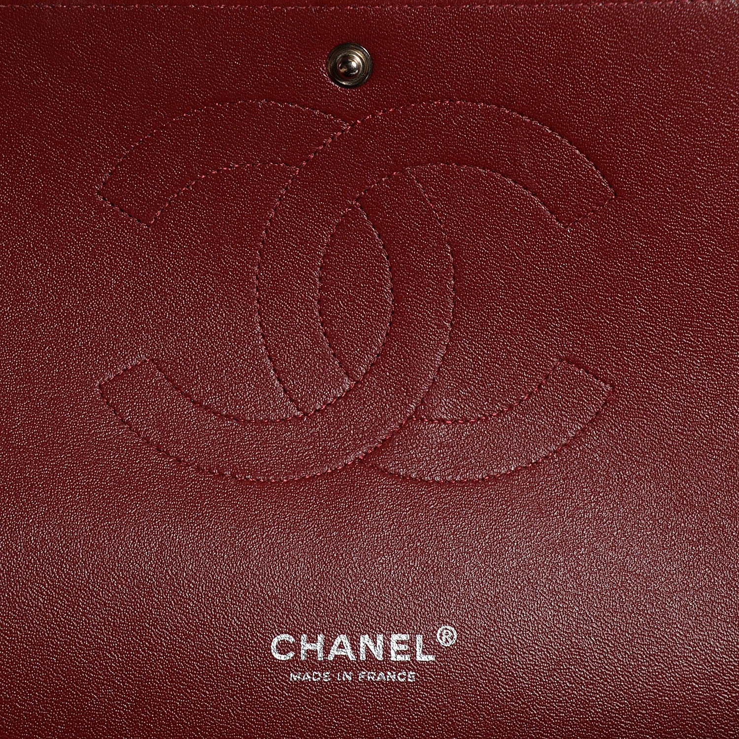 Chanel Caviar Quilted Maxi Double Flap Red 7 of 8