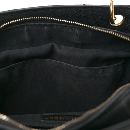 Chanel Caviar Quilted Petit Timeless Tote PTT Black 13 of 15