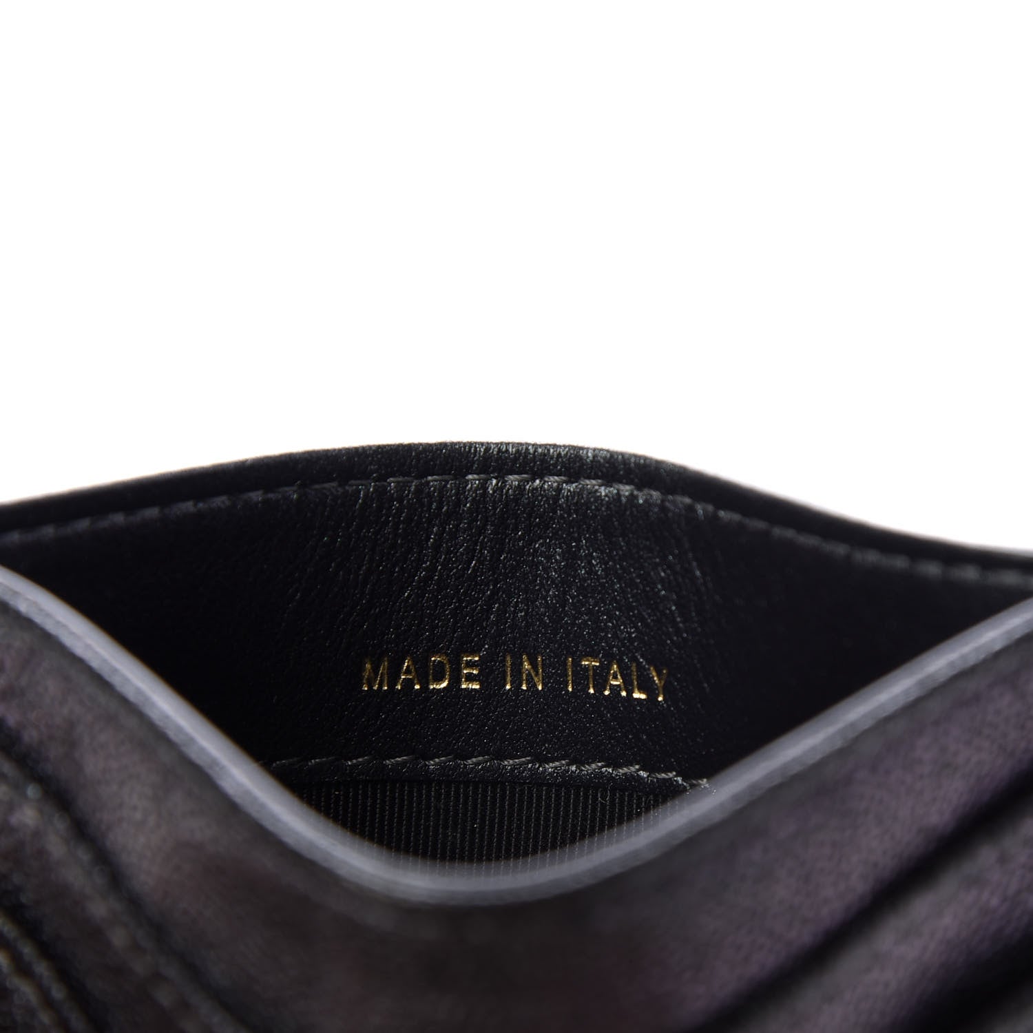 Chanel Iridescent Caviar Quilted Card Holder Black 6 of 9