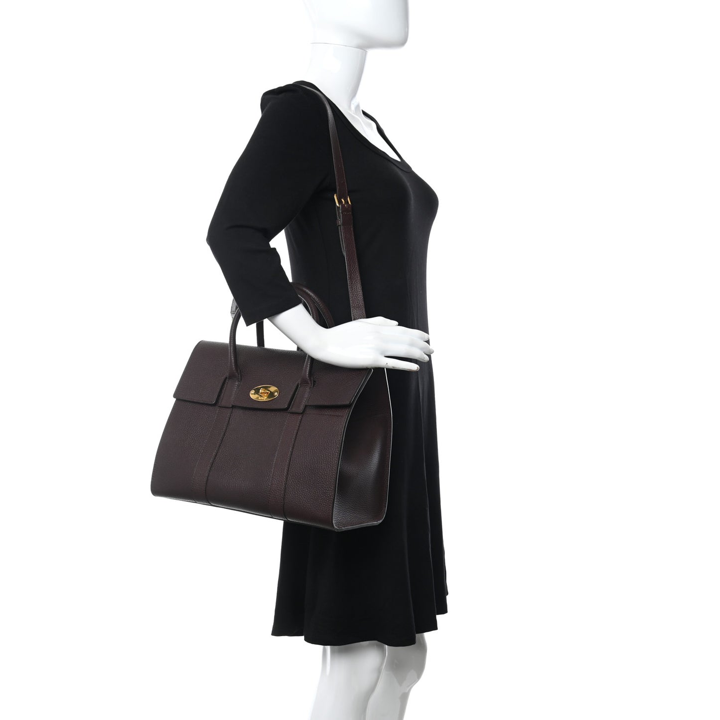 Classic Grain Calfskin New Bayswater Oxblood