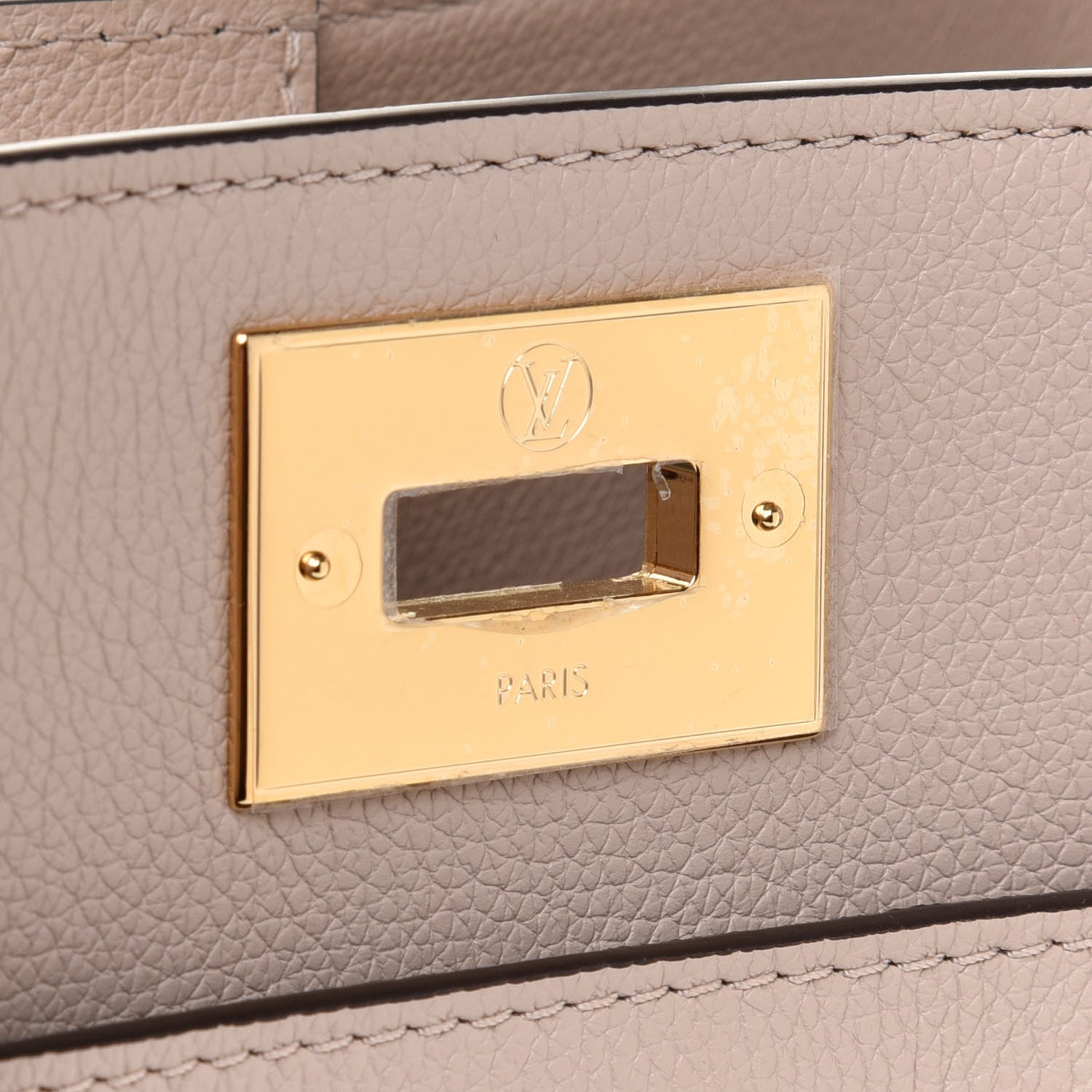 Louis Vuitton Calfskin Monogram On My Side Greige 8 of 14